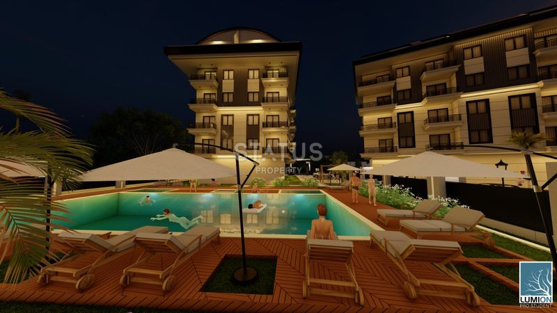 Два Дуплекса 2+1 с видом на море и Кале в верхней ОБЕ в новом готовом ЖК. 120м2 фото 14