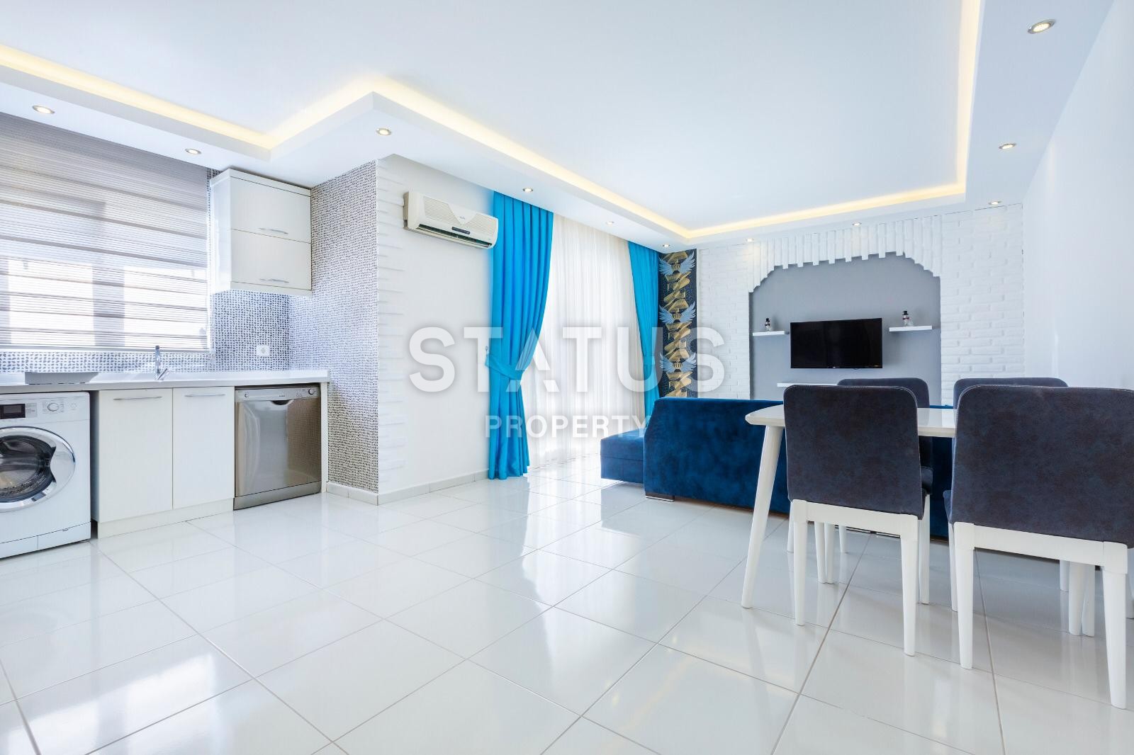 Меблированная квартира 1+1 с двумя балконами в Махмутларе, 75 м2 фото 3