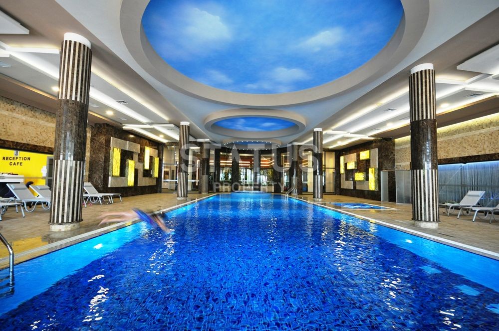 Фешенебельный прект на первой береговой линии с отельной инфраструктурой в районе Каргыджак фото 24