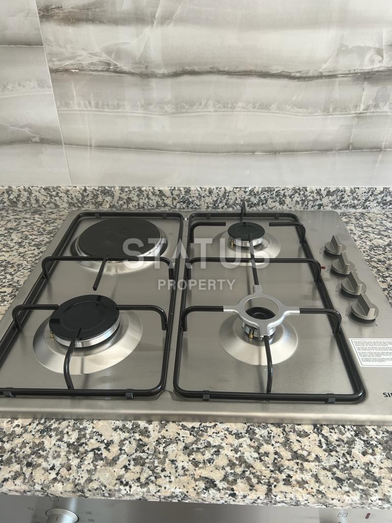 1+1  в элитном комплексе  с инфраструктурой 5 звездочного отеля в Авсалларе. 43м2 фото 14