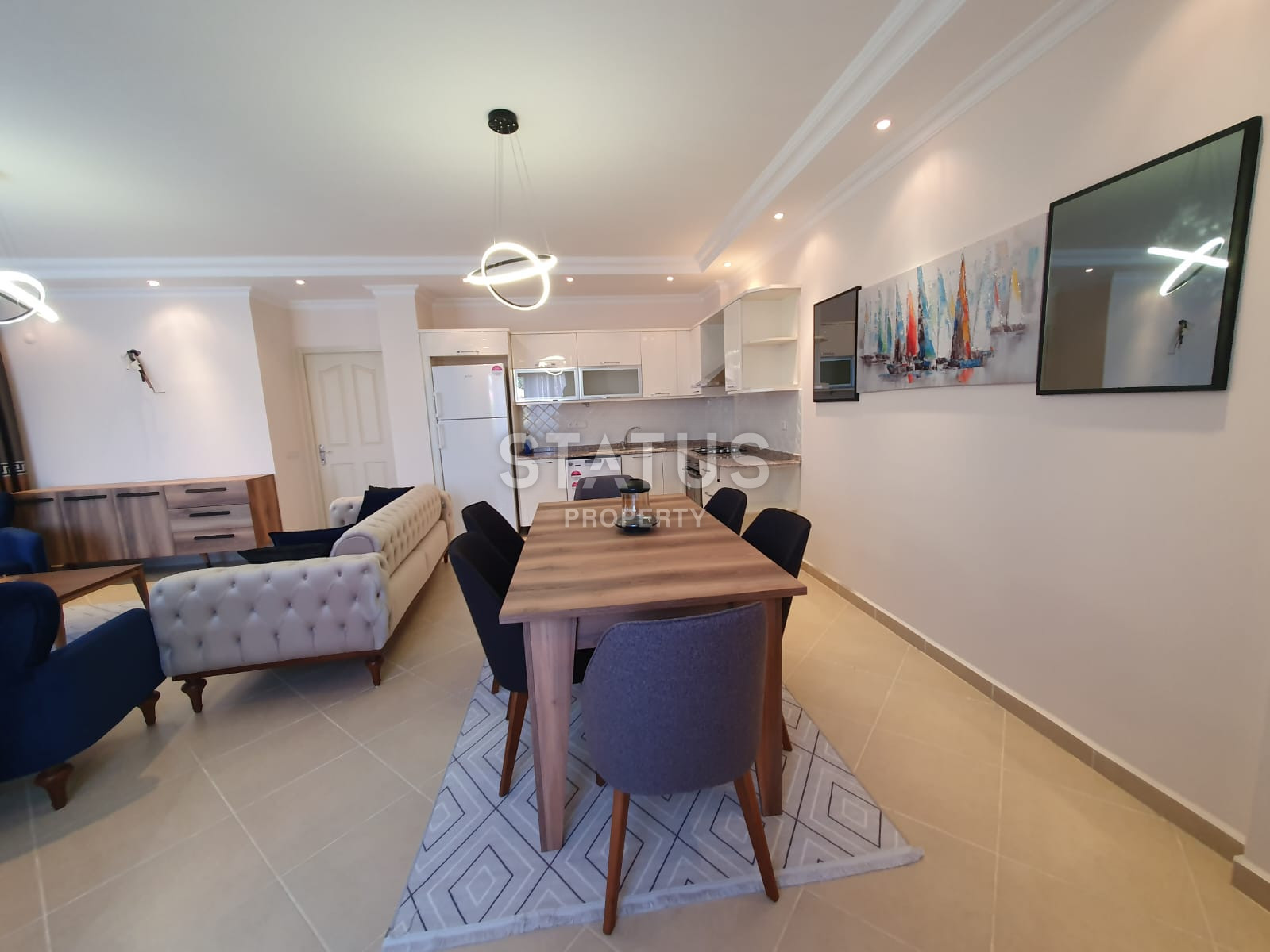 Трёхкомнатная квартира с садом в Махмутларе.130м2 фото 8