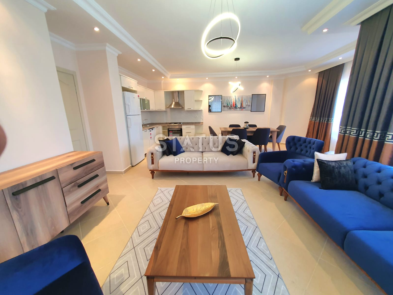 Трёхкомнатная квартира с садом в Махмутларе.130м2 фото 15