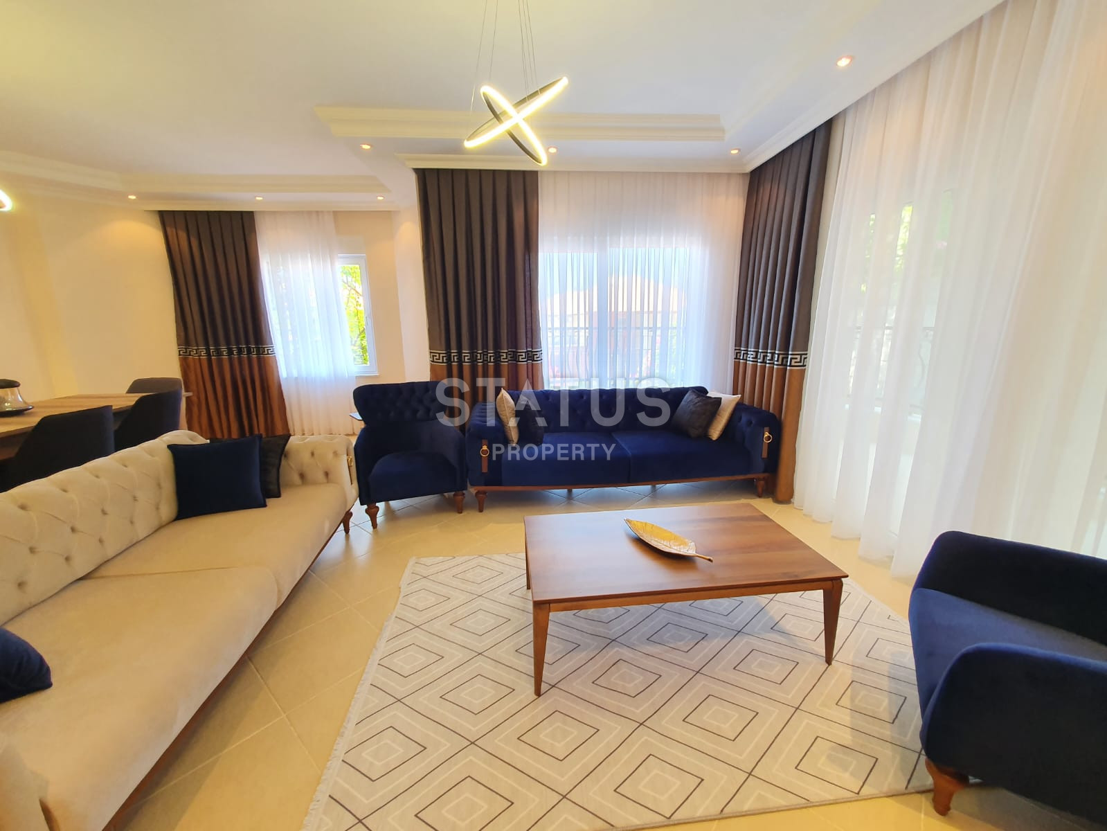 Трёхкомнатная квартира с садом в Махмутларе.130м2 фото 17