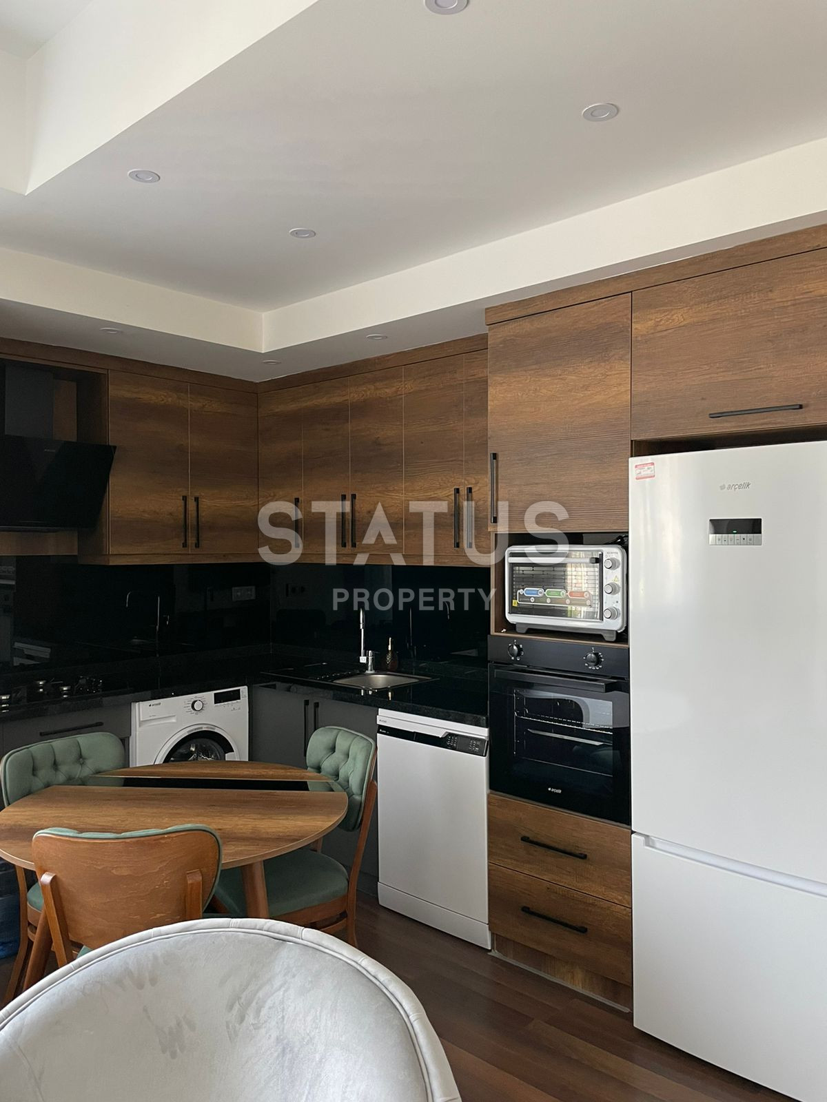 Меблированные апартаменты 1+1 в ЖК гостиничного типа в Махмутларе. 64м2 фото 5