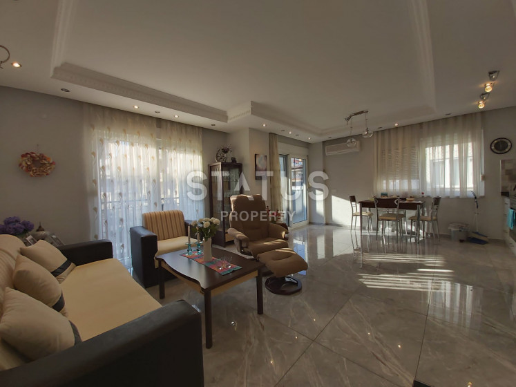 Меблированная квартира планировки 2+1 в районе Оба. 100 м2 фото 1