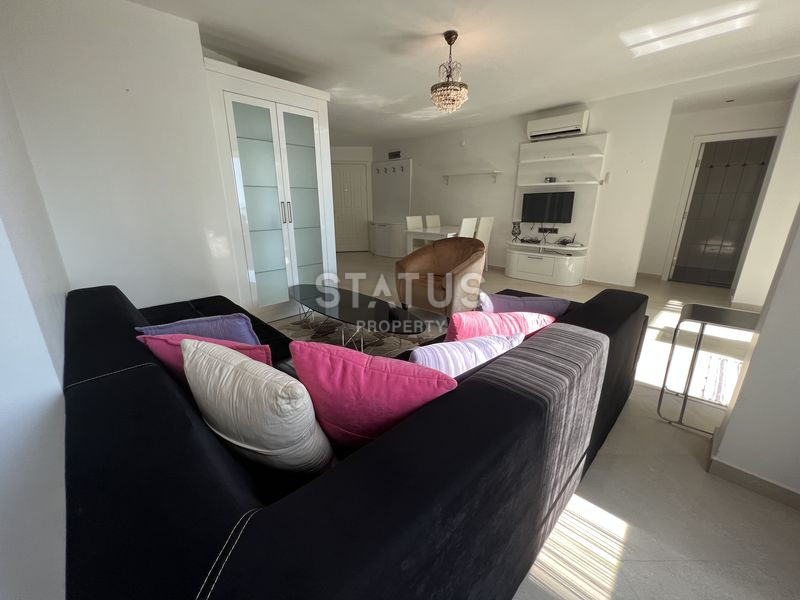 Квартира 2+1 с видом на море и крепость Алании, в 25 м от моря в районе Оба, 82 м2 фото 3