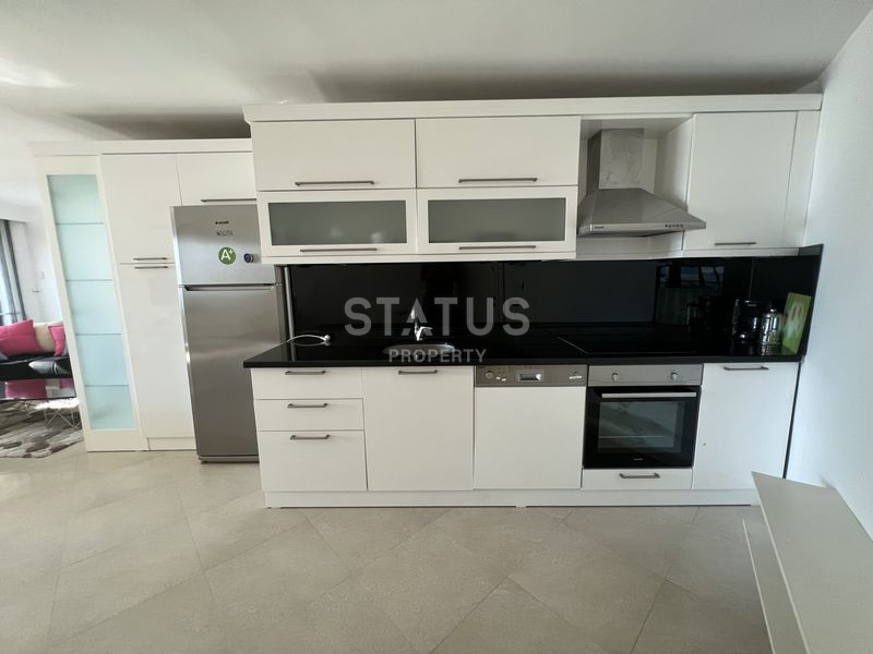 Квартира 2+1 с видом на море и крепость Алании, в 25 м от моря в районе Оба, 82 м2 фото 5