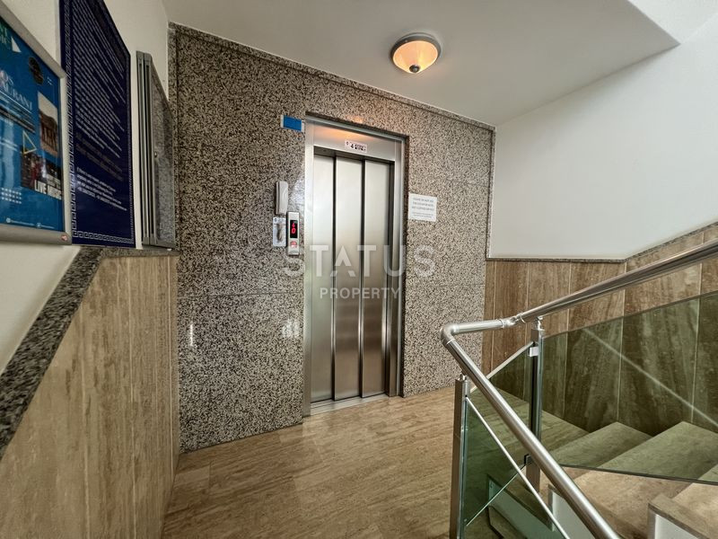 Квартира 2+1 с видом на море и крепость Алании, в 25 м от моря в районе Оба, 82 м2 фото 16