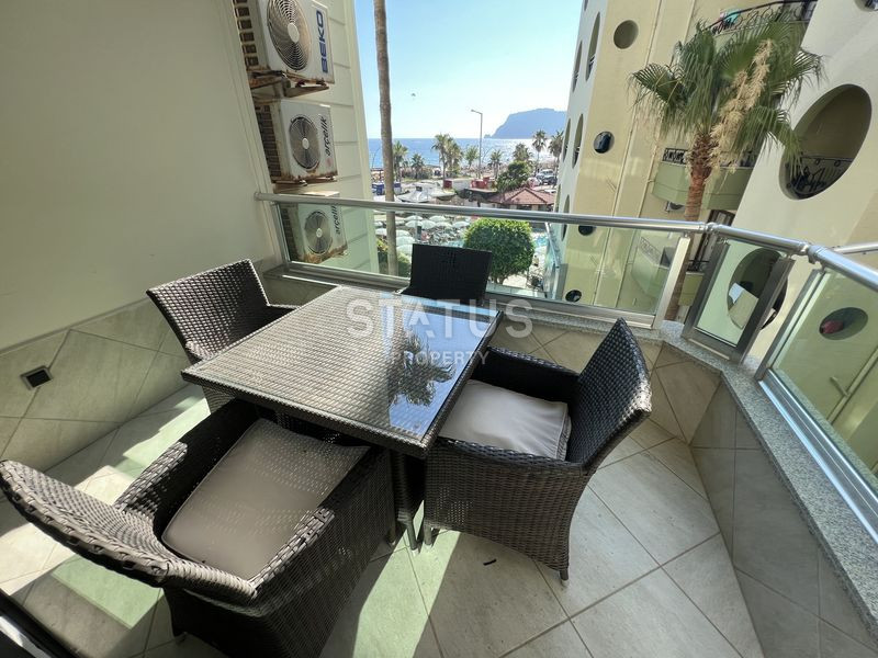 Квартира 2+1 с видом на море и крепость Алании, в 25 м от моря в районе Оба, 82 м2 фото 20