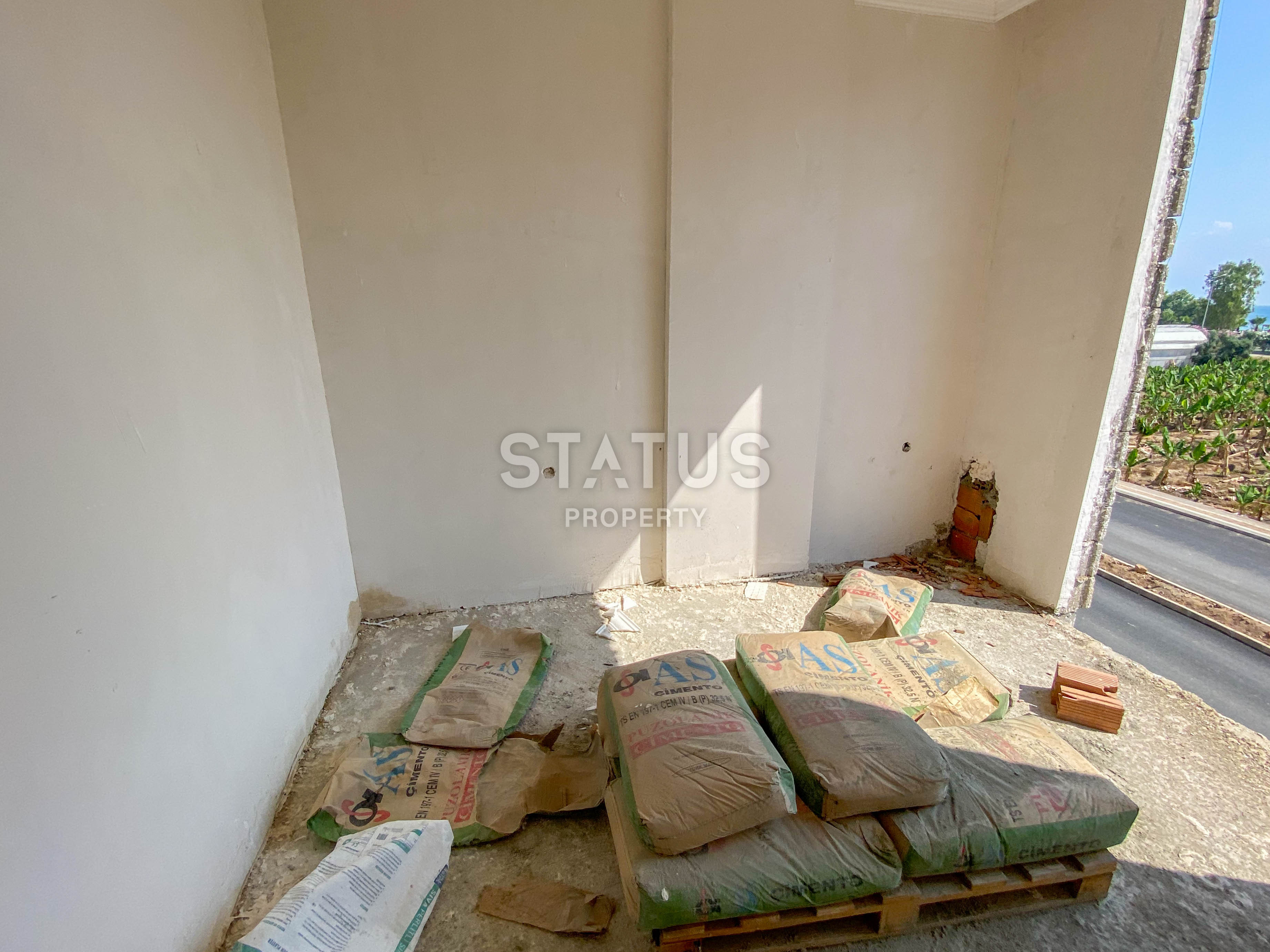 Квартира 1+1 с выгодным расположением в строящемся ЖК в Каргыджаке, 51м2. фото 5