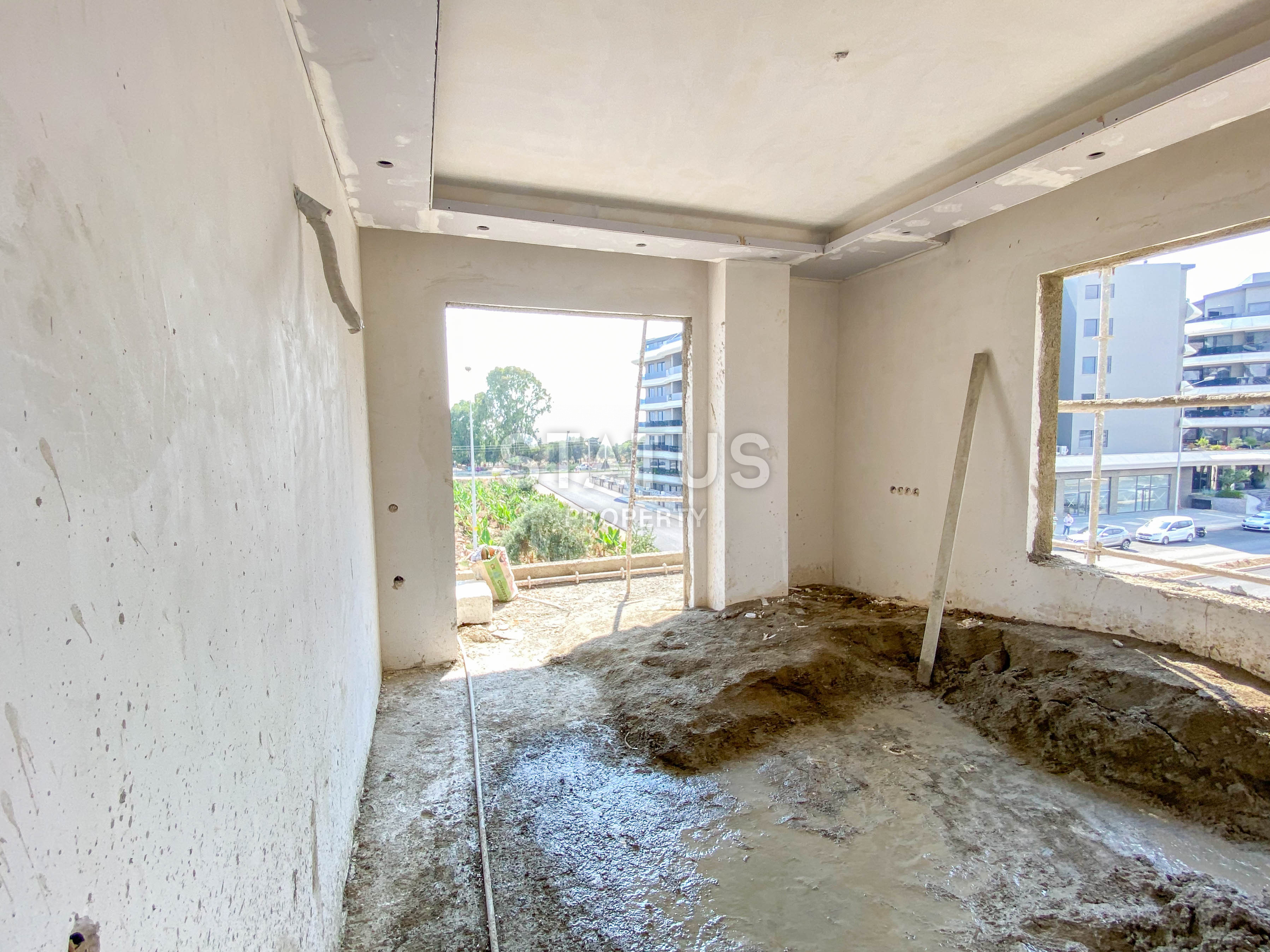 Квартира 1+1 с выгодным расположением в строящемся ЖК в Каргыджаке, 51м2. фото 7