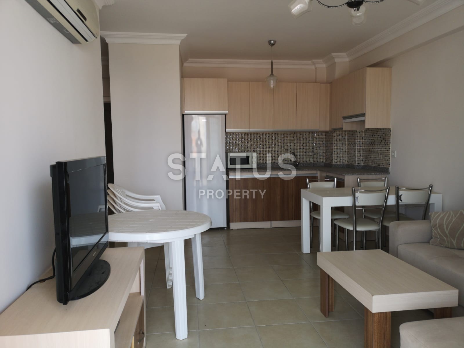 Квартира 1+1 с мебелью в 150 метрах от Средиземного моря, 60 м2 фото 3