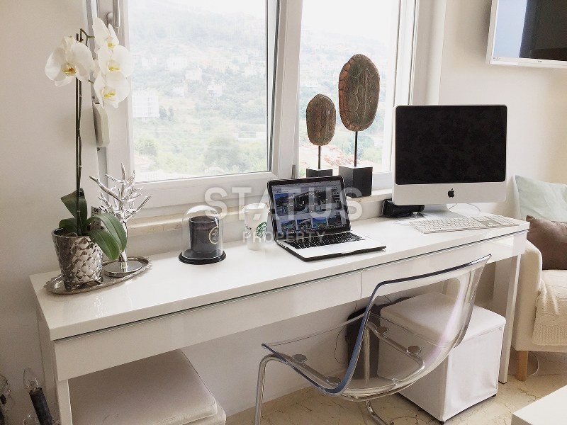 Двухуровневая вилла в Алании, с мебелью, бассейн, 170 м2 фото 14