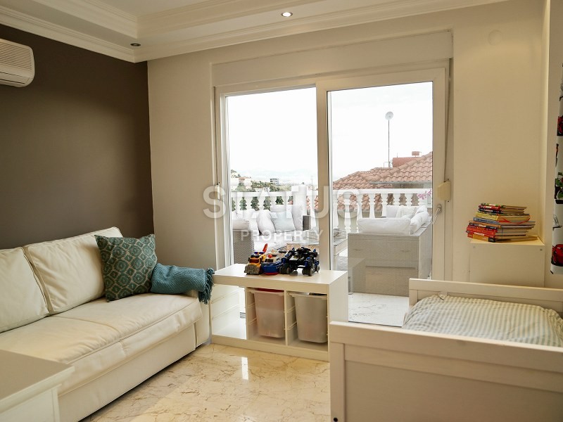 Двухуровневая вилла в Алании, с мебелью, бассейн, 170 м2 фото 13