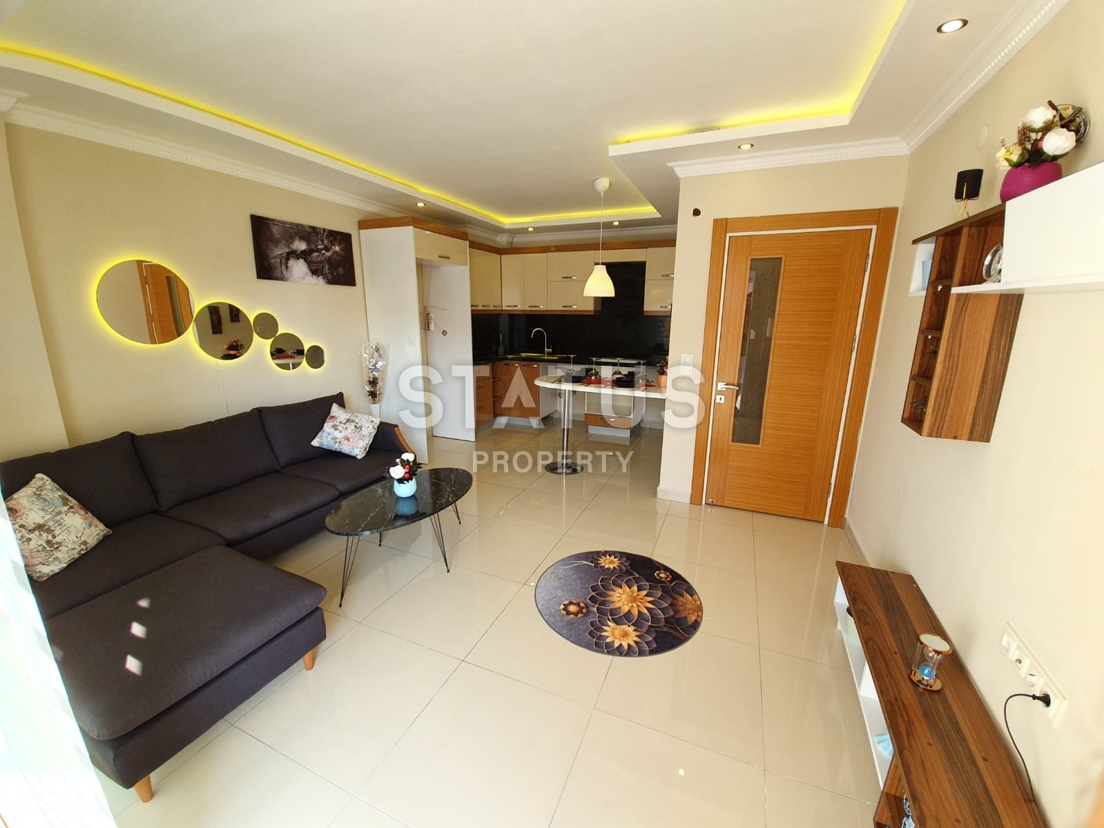 Квартира с видом на море в новом доме в районе Махмутлар  60 кв.м фото 2