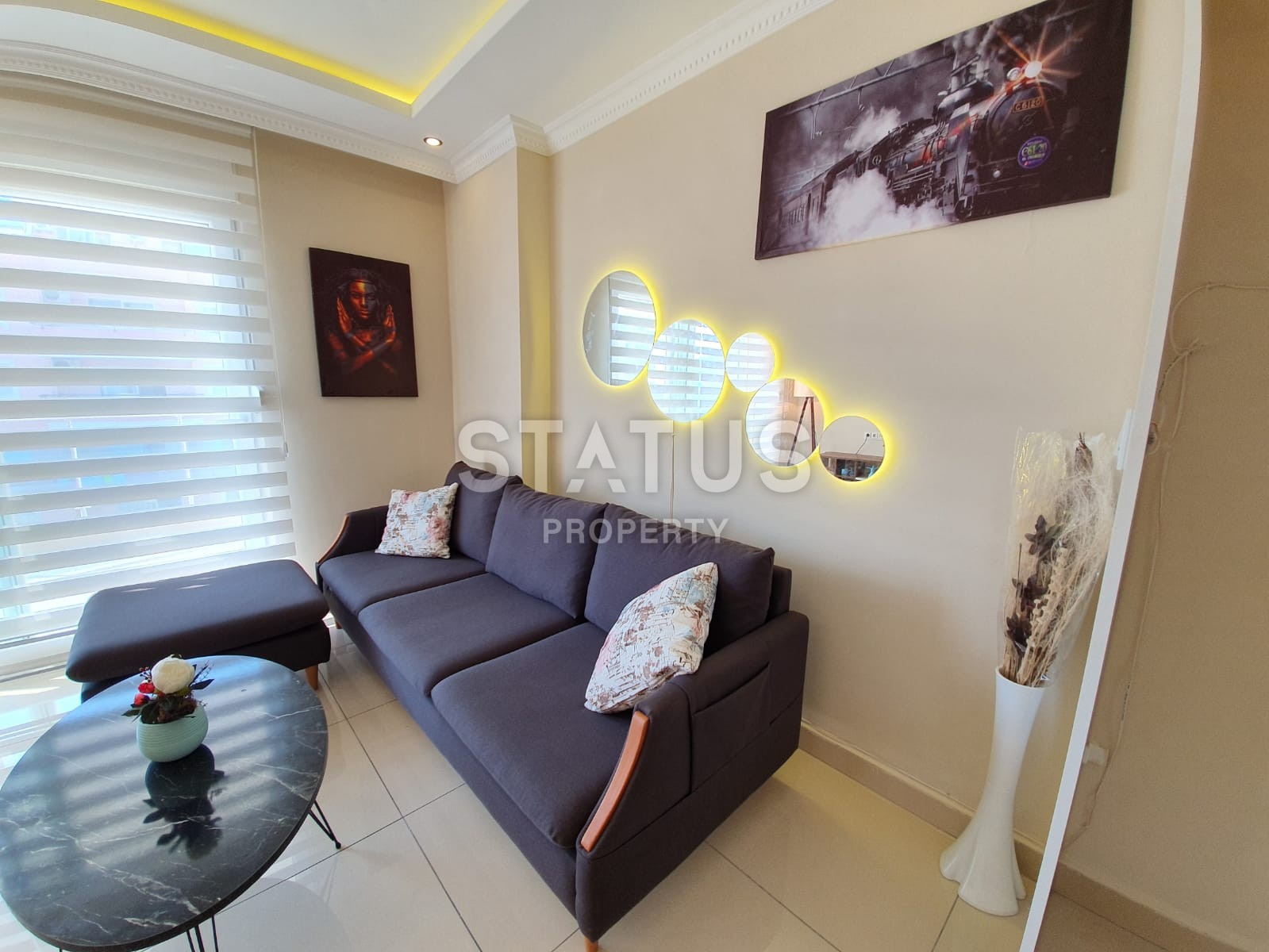 Квартира с видом на море в новом доме в районе Махмутлар  60 кв.м фото 3