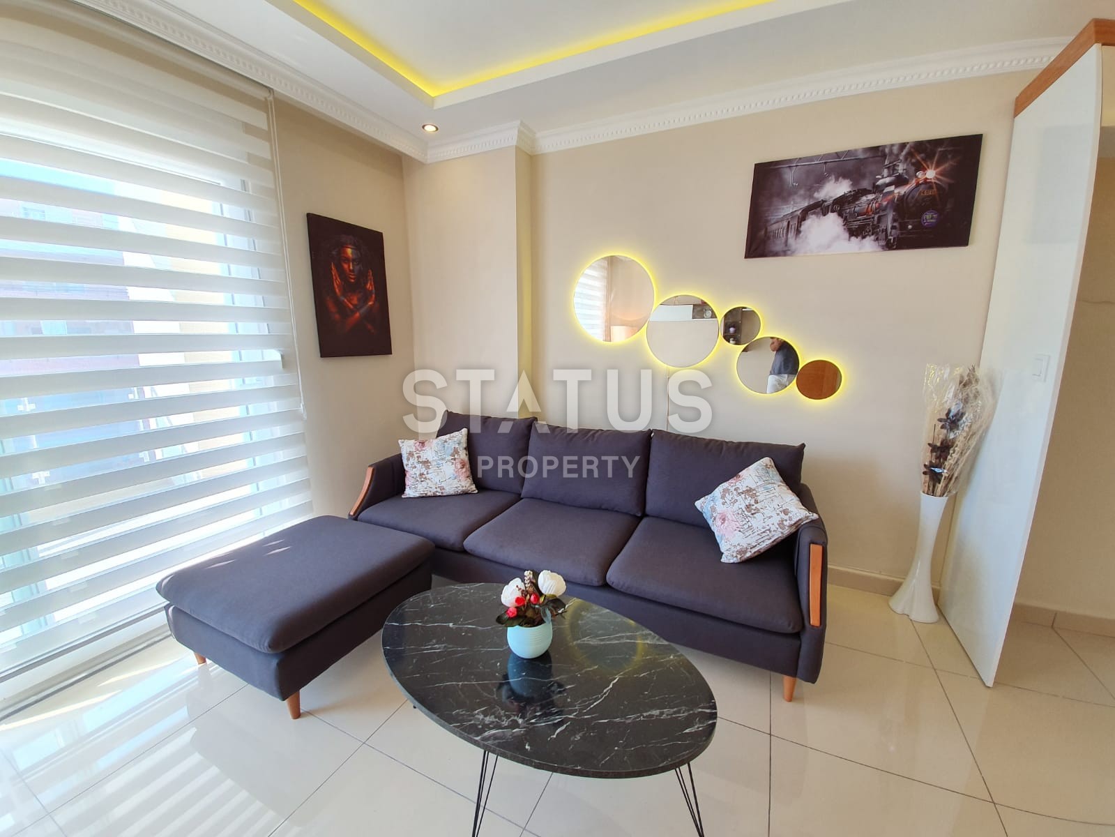 Квартира с видом на море в новом доме в районе Махмутлар  60 кв.м фото 4