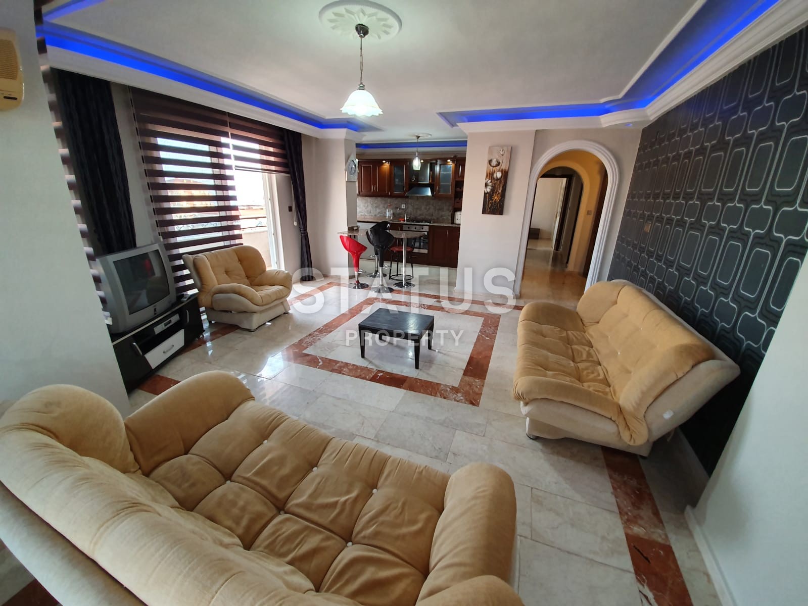 Большая квартира с мебелью в 100 метрах от моря в Махмутларе, 150 м2 фото 4