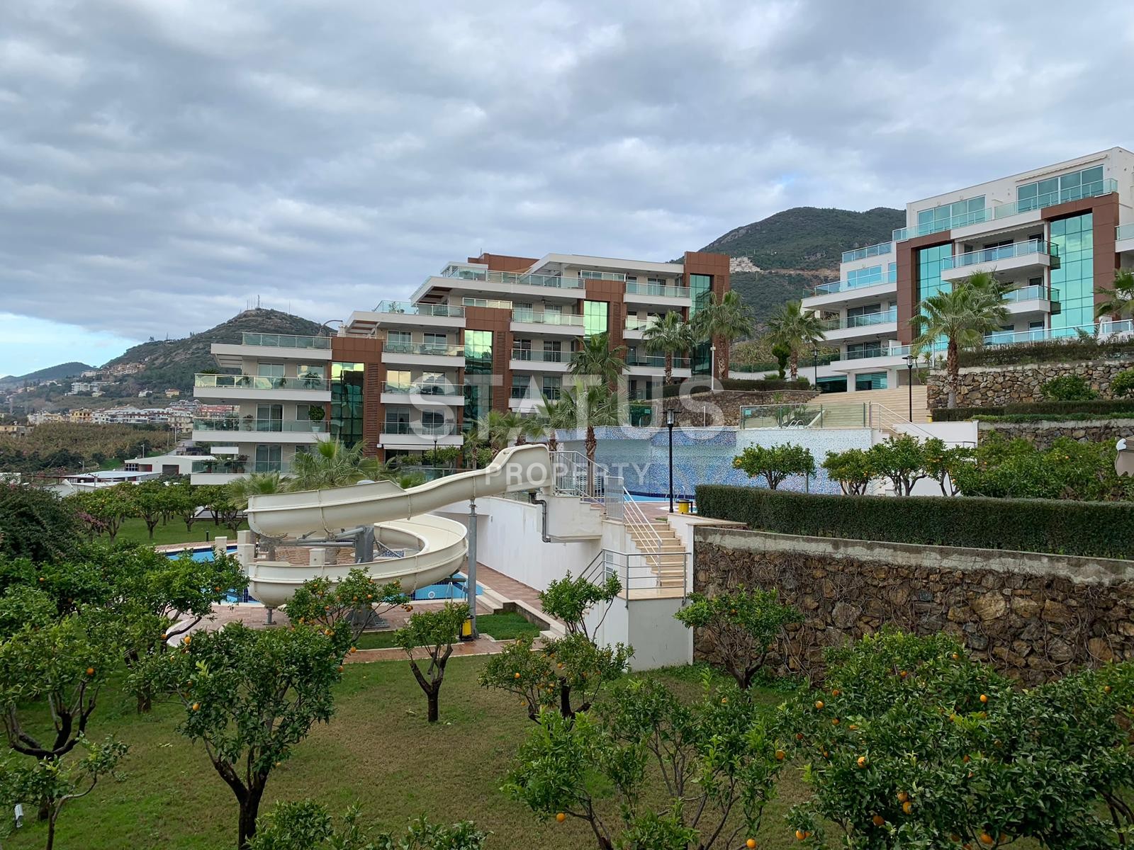 Апартаменты 1+1 с мебелью в комплексе с бассейном, Джикджилли, 60 м2 фото 6