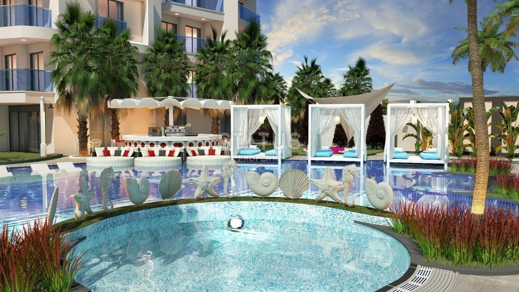 Apartment 1 + 1 in a building under construction in the very center of Alanya 70 m2 фото 6