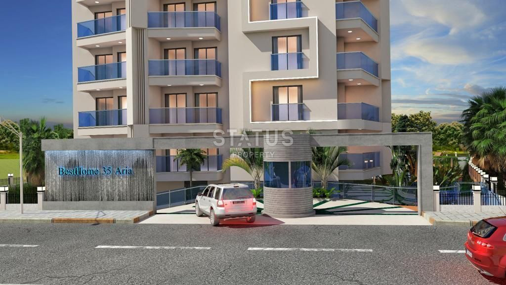 Apartment 1 + 1 in a building under construction in the very center of Alanya 70 m2 фото 10