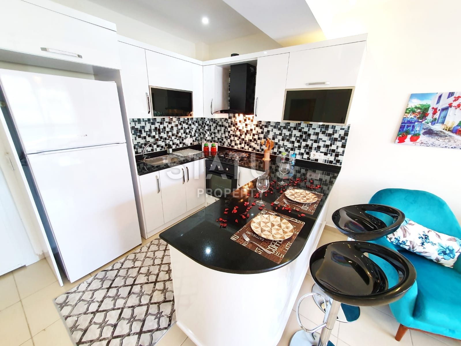 Уютная двухкомнатная квартира в новом комплексе, Махмутлар. 73 кв. м. фото 4