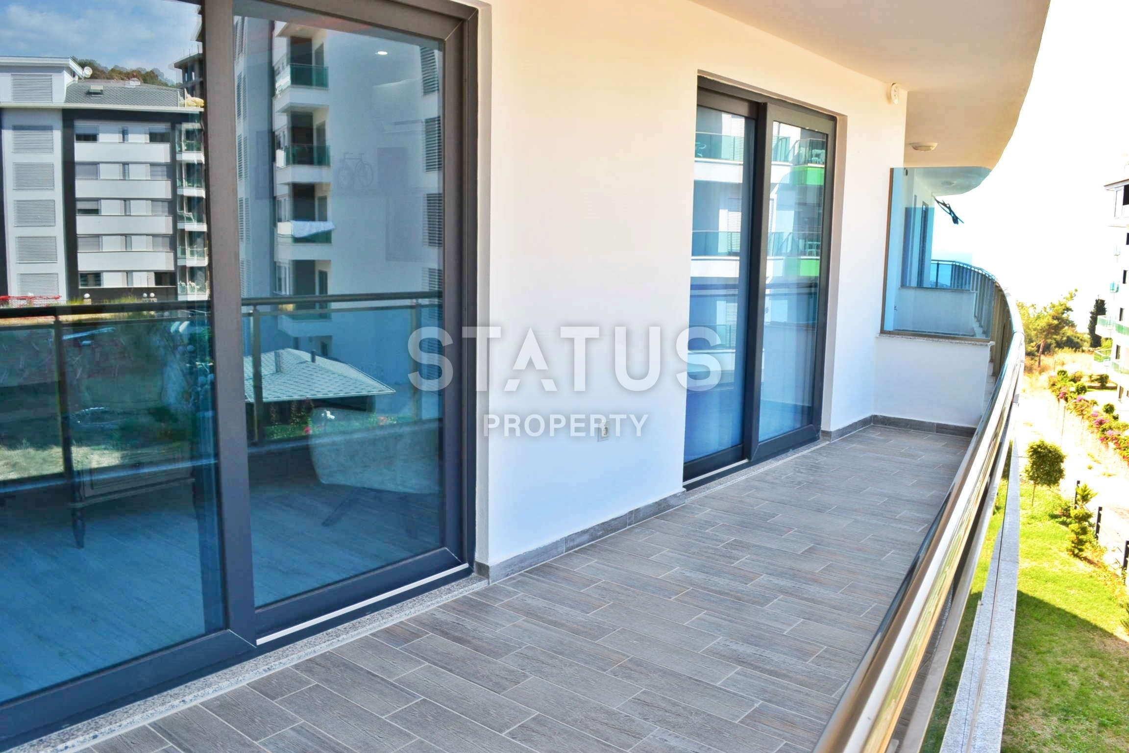 New furnished 1+1 apartments in a complex with infrastructure in Kargicak, 60 m2 фото 13