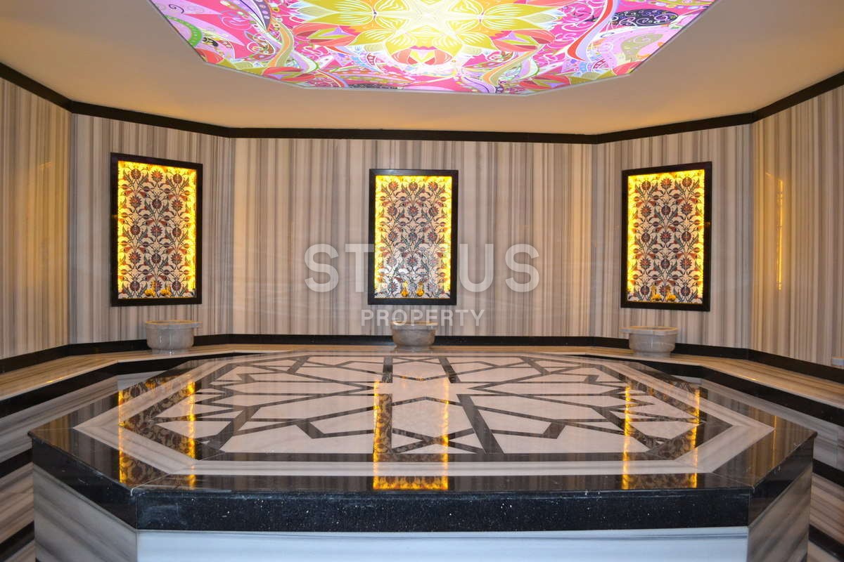 New furnished 1+1 apartments in a complex with infrastructure in Kargicak, 60 m2 фото 20