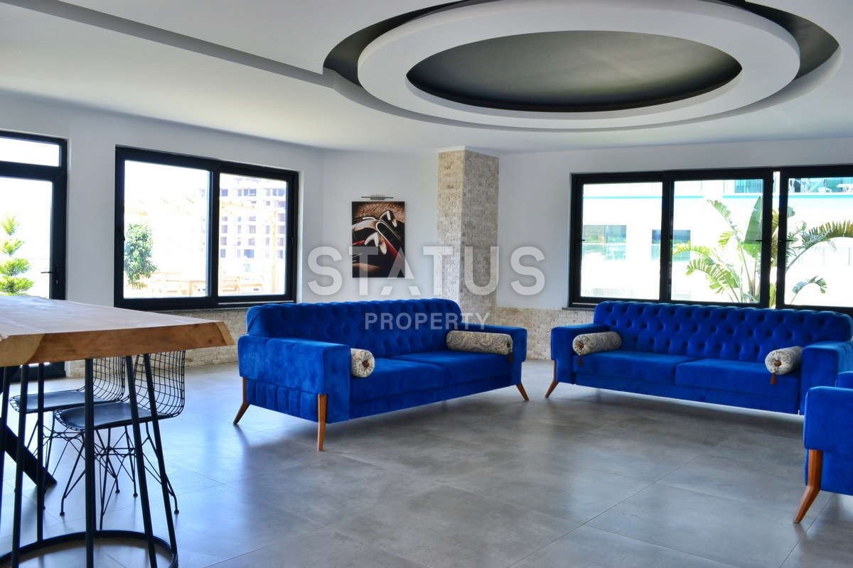 New furnished 1+1 apartments in a complex with infrastructure in Kargicak, 60 m2 фото 22