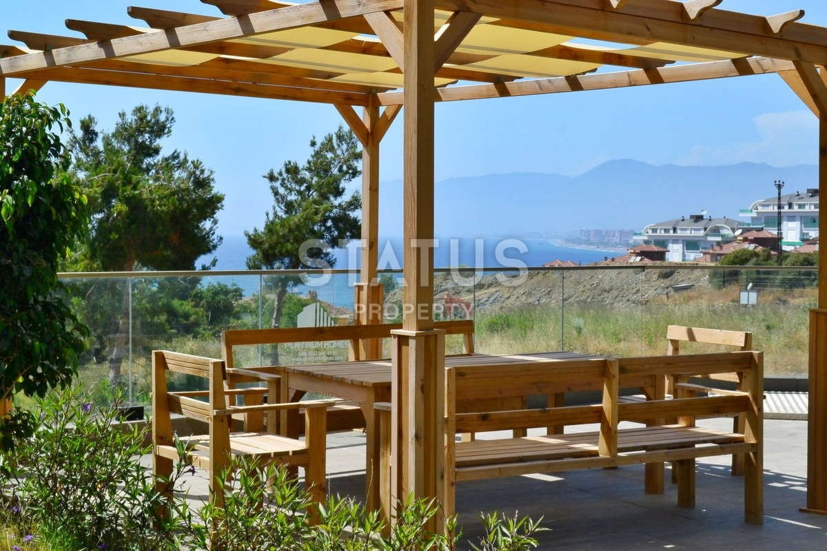 New furnished 1+1 apartments in a complex with infrastructure in Kargicak, 60 m2 фото 26