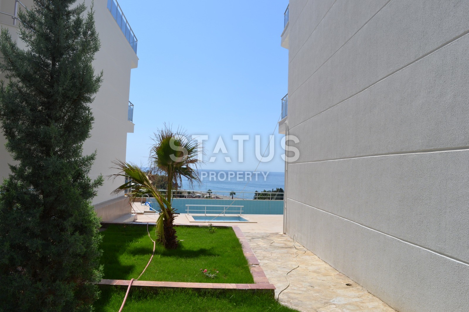 Дублекс с прямым видом на море и собственным гаражом в Конаклы 150 кв.м. фото 8