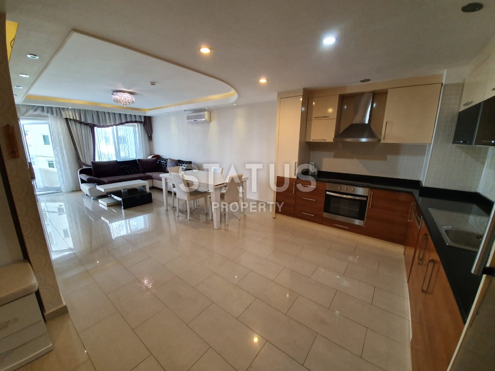 Квартира в Махмутларе в комплексе с отельной инфраструктурой 130 кв.м. фото 9