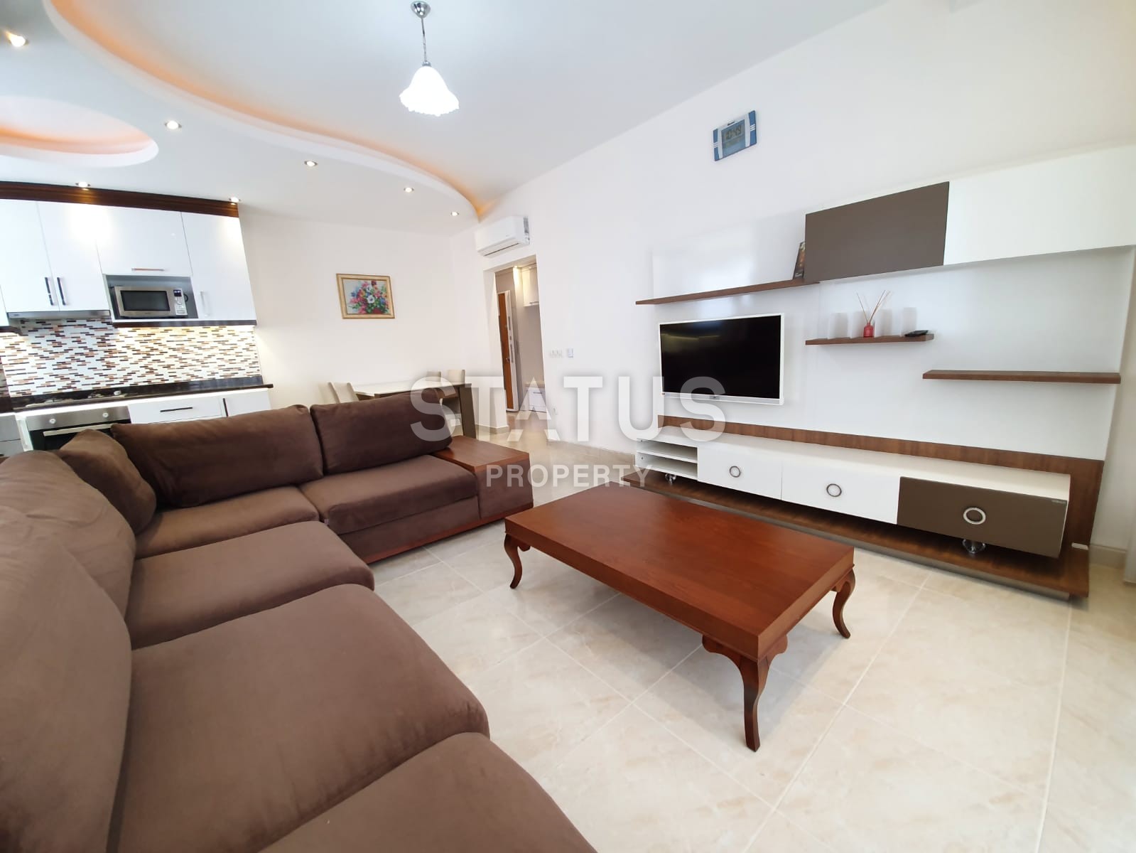 Апартаменты в Махмутларе с мебелью и техникой. Люксовый комплекс 110 кв.м. фото 3