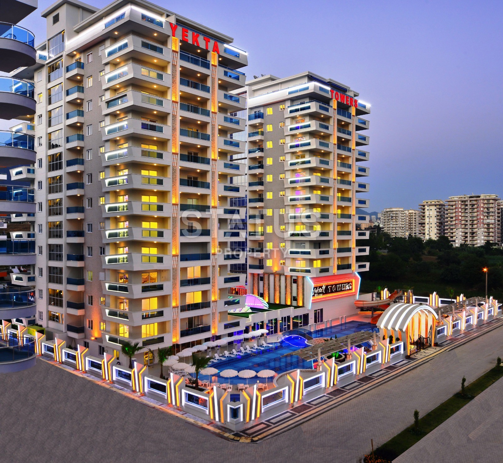 Апартаменты в Махмутларе с мебелью и техникой. Люксовый комплекс 110 кв.м. фото 30