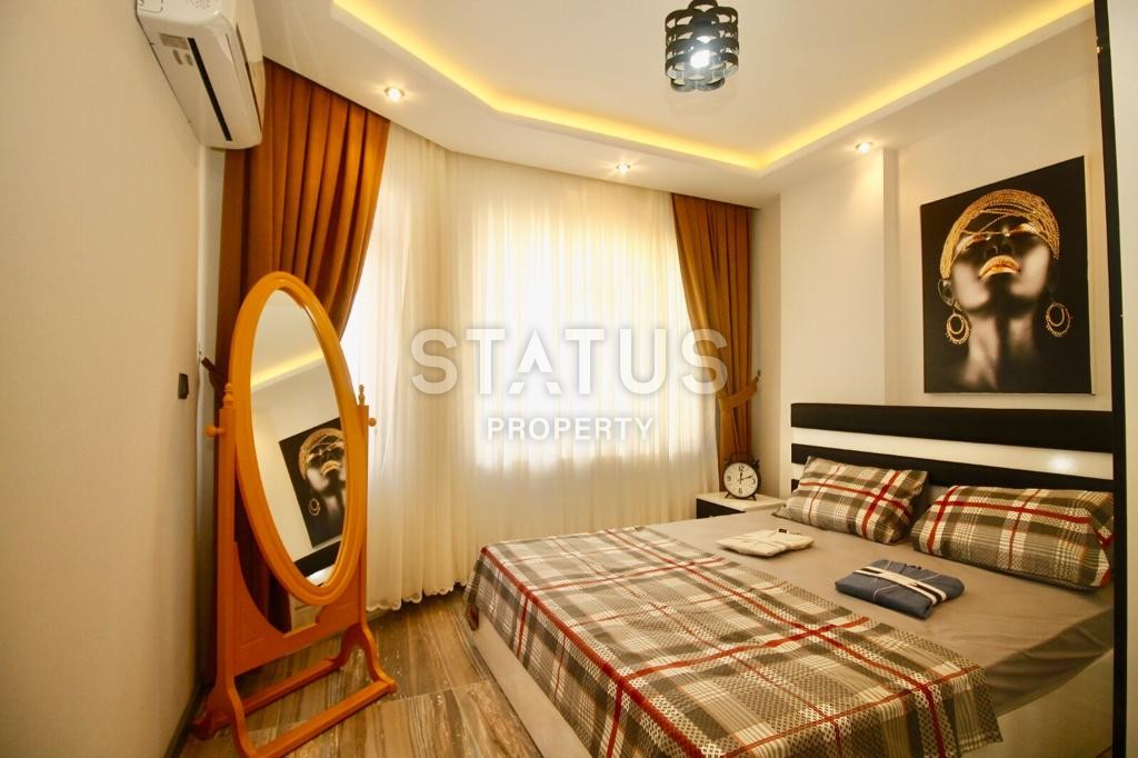 Меблированная квартира с ремонтом и видом на горы, в центре Аланьи, 60 м2 фото 3