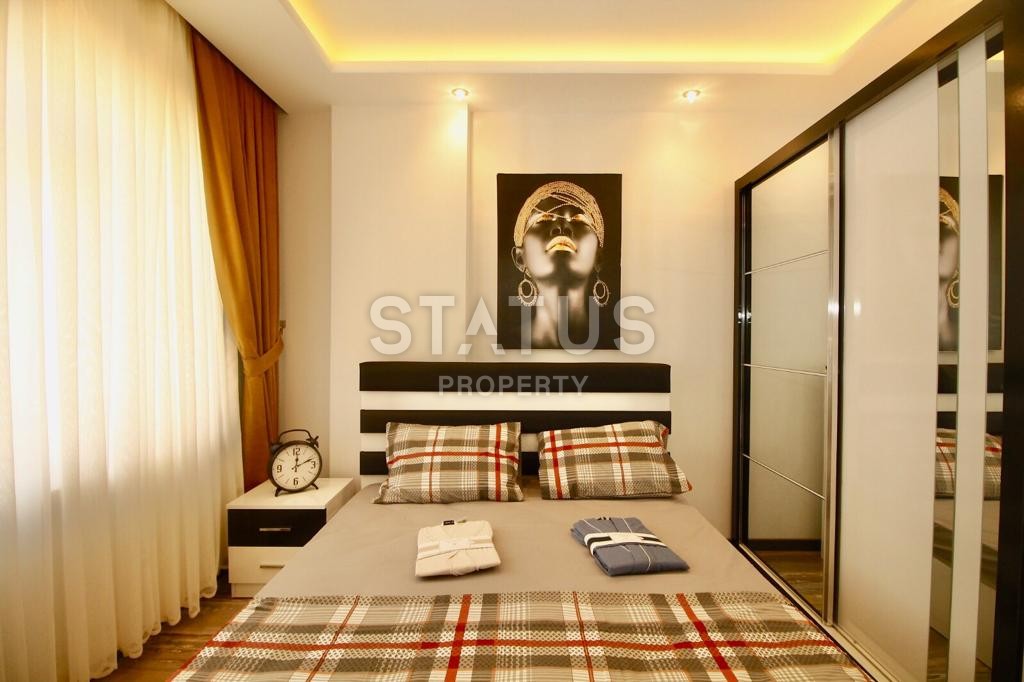 Меблированная квартира с ремонтом и видом на горы, в центре Аланьи, 60 м2 фото 4