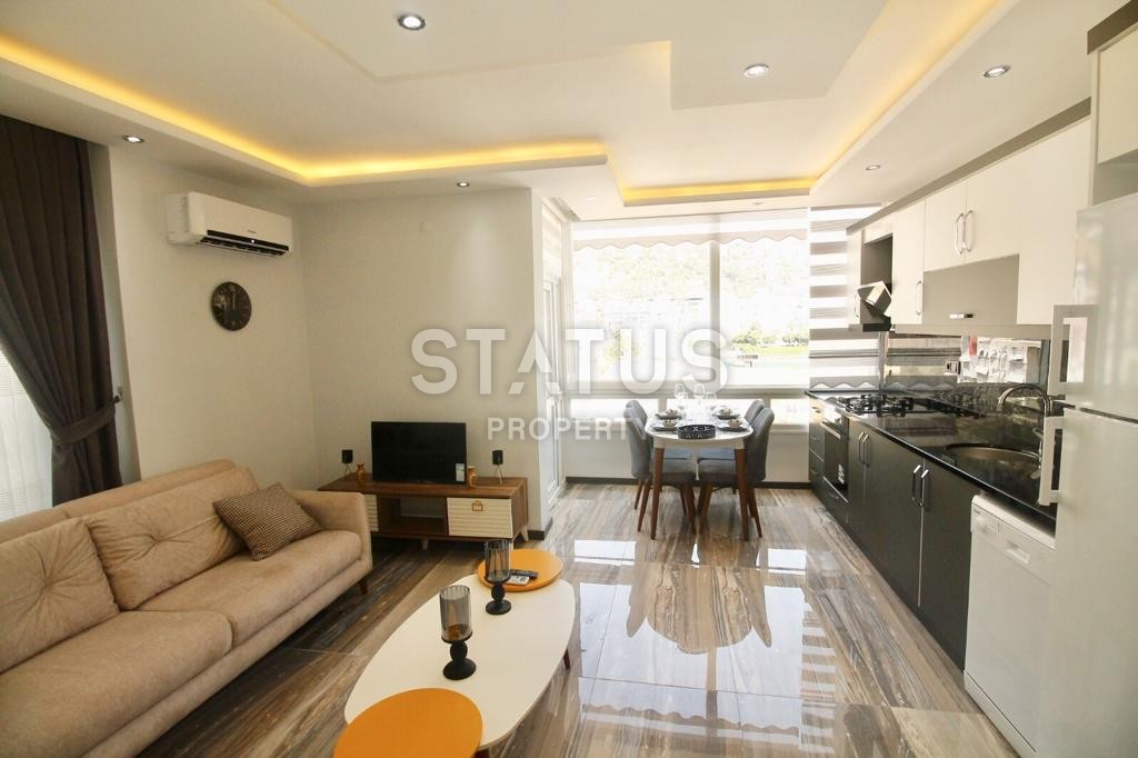 Меблированная квартира с ремонтом и видом на горы, в центре Аланьи, 60 м2 фото 11