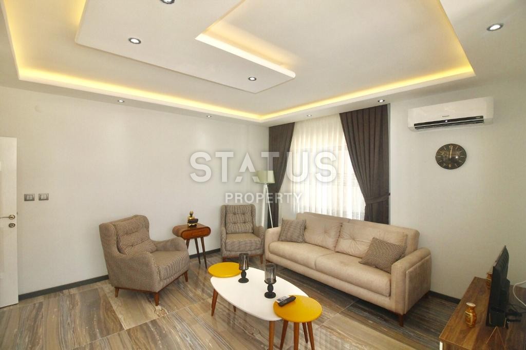 Меблированная квартира с ремонтом и видом на горы, в центре Аланьи, 60 м2 фото 17