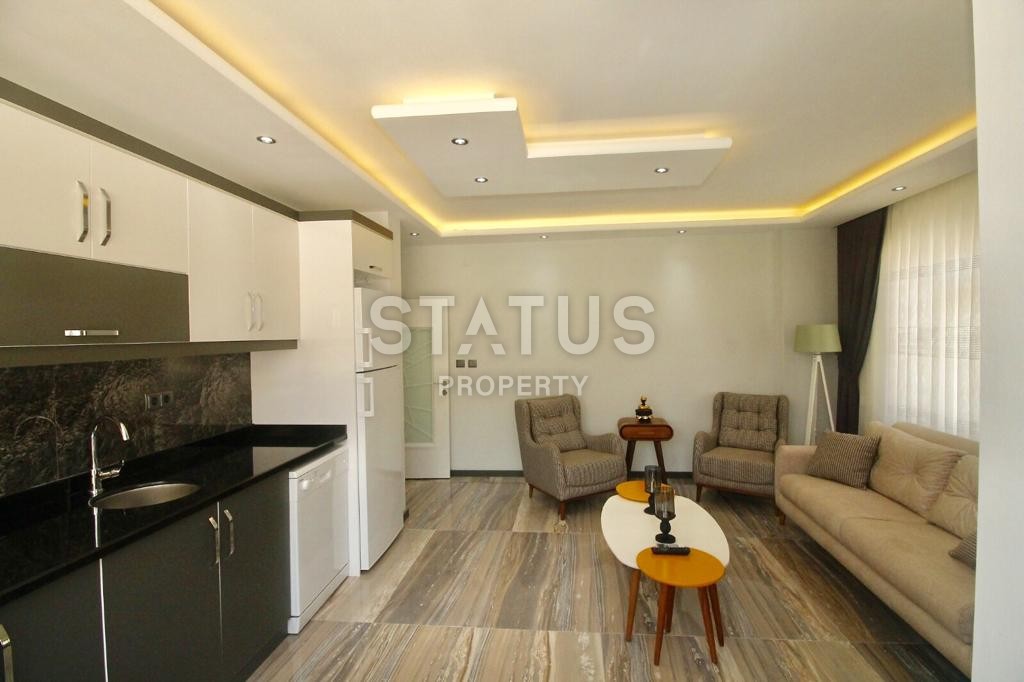 Меблированная квартира с ремонтом и видом на горы, в центре Аланьи, 60 м2 фото 18