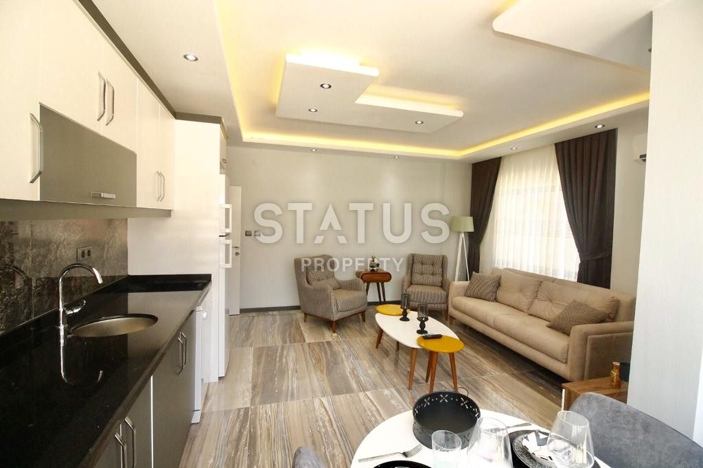 Меблированная квартира с ремонтом и видом на горы, в центре Аланьи, 60 м2 фото 19