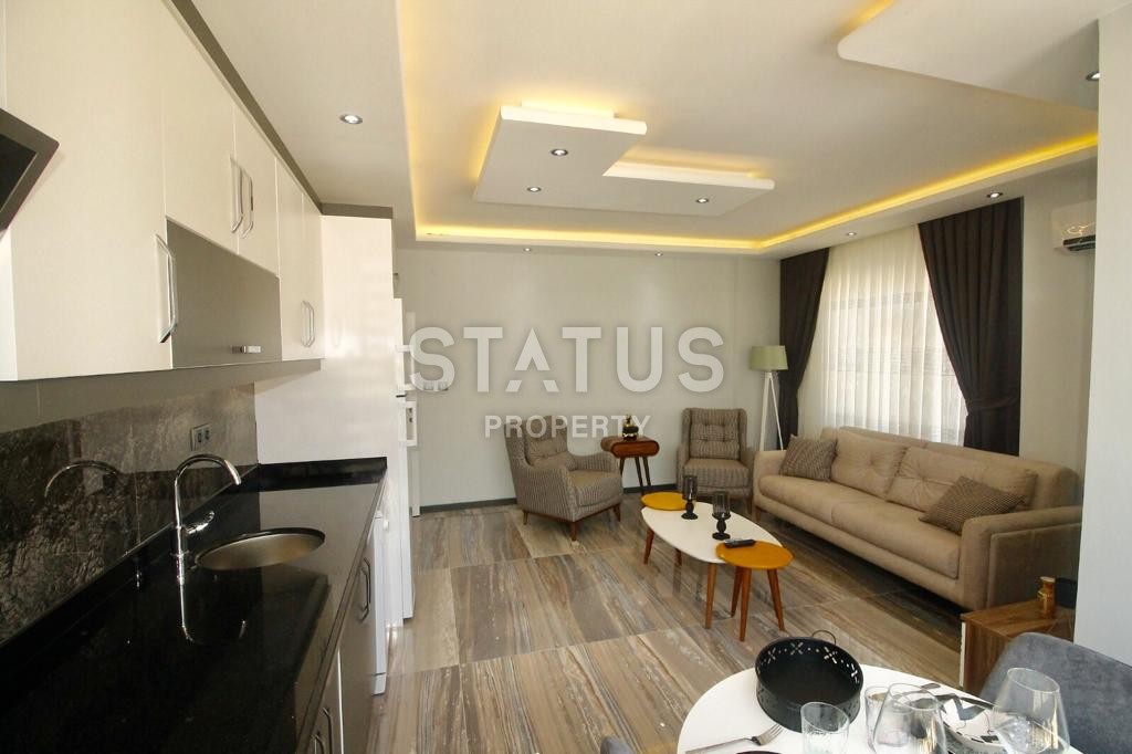 Меблированная квартира с ремонтом и видом на горы, в центре Аланьи, 60 м2 фото 20