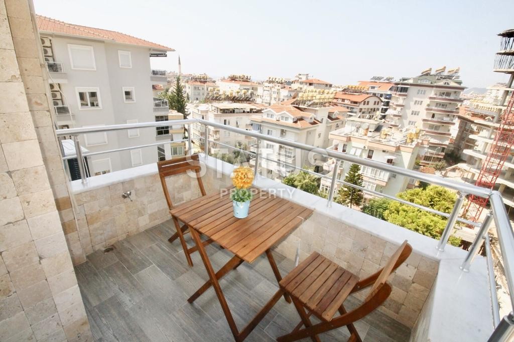 Меблированная квартира с ремонтом и видом на горы, в центре Аланьи, 60 м2 фото 21