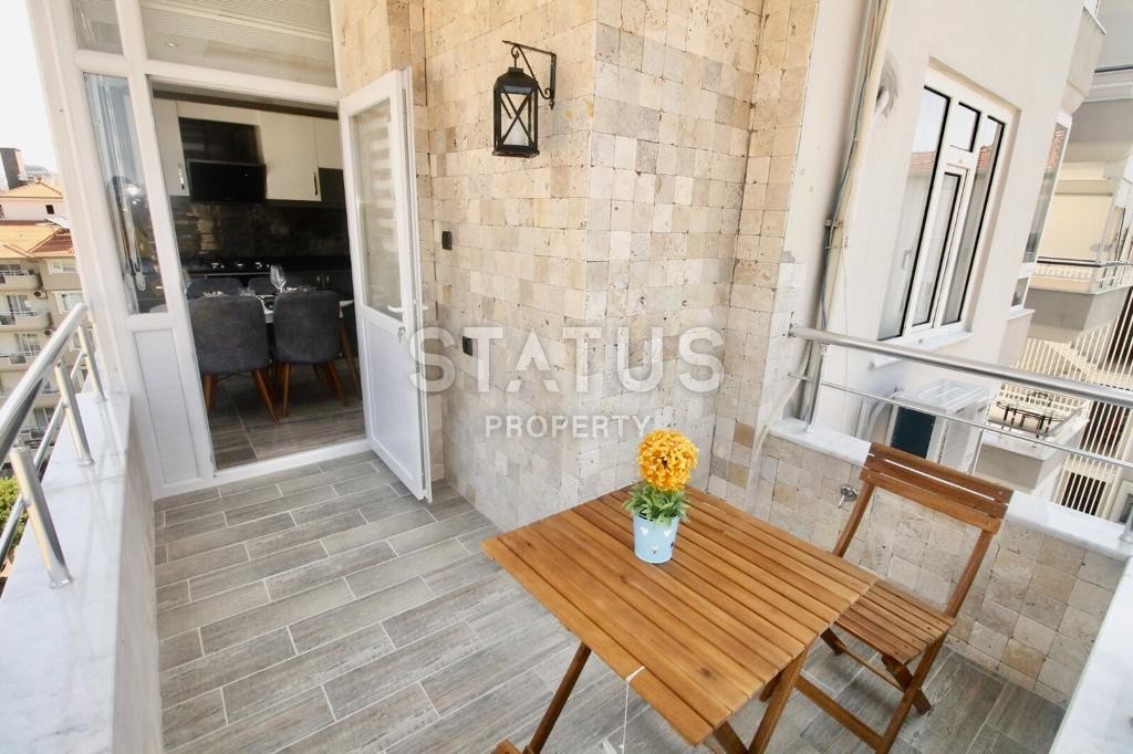 Меблированная квартира с ремонтом и видом на горы, в центре Аланьи, 60 м2 фото 23