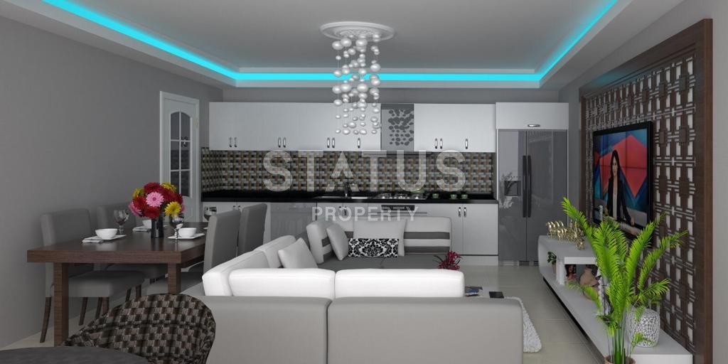 Квартира 1+1 в новом комплексе в 250 м от моря! Махмутлар! 70 кв. м. фото 11