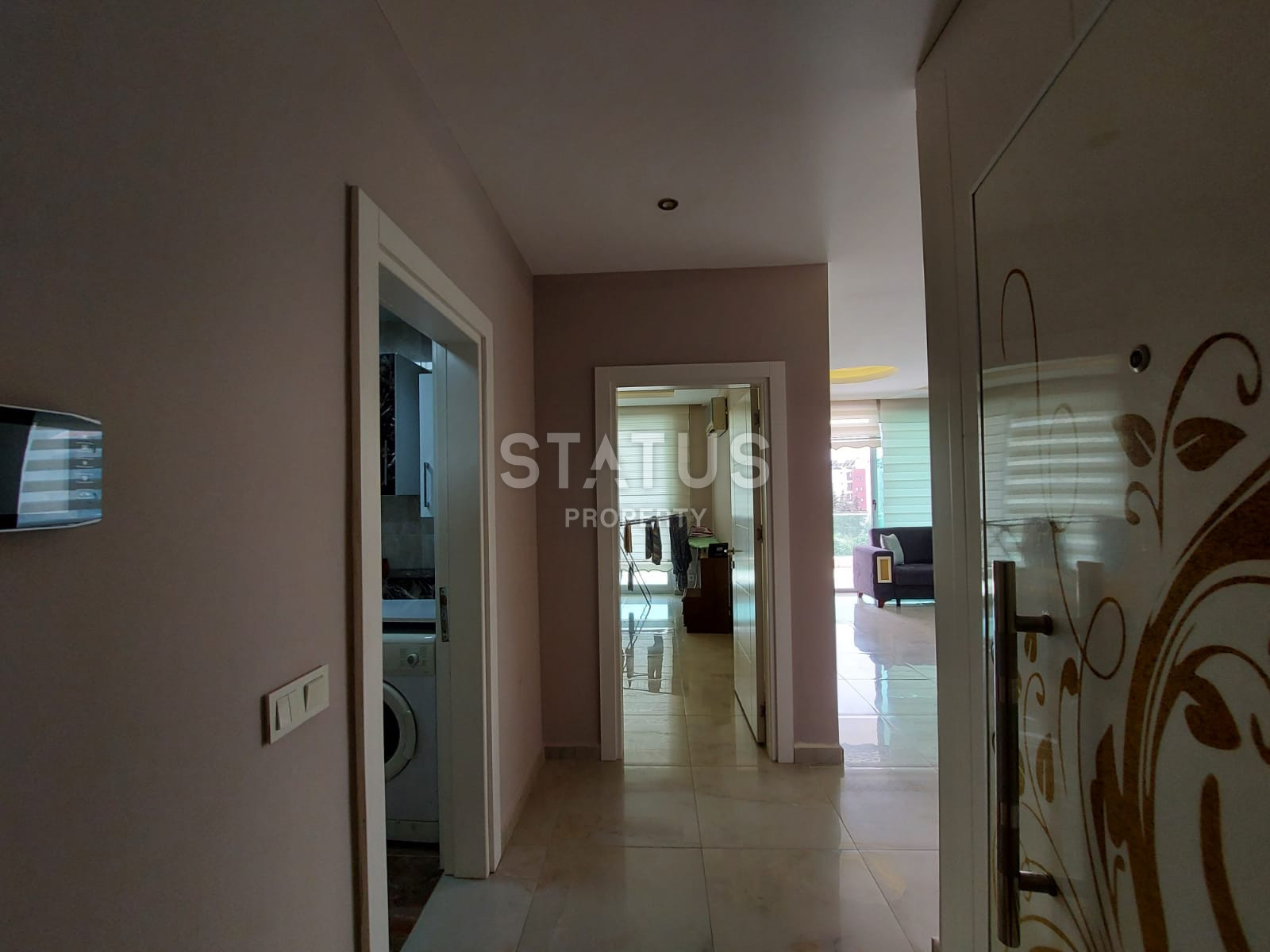 Spacious one-bedroom apartment with sea view in Kestel. 65m2 фото 5