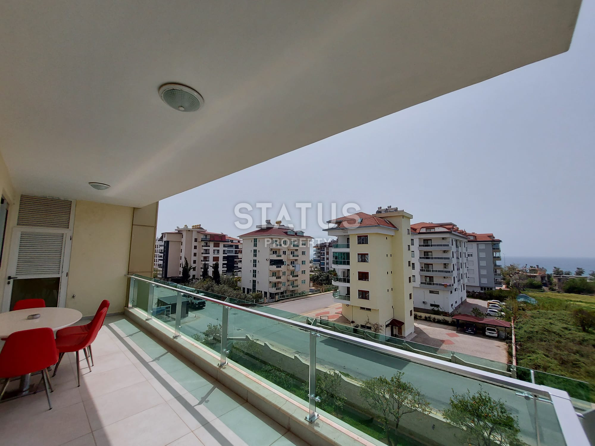 Spacious one-bedroom apartment with sea view in Kestel. 65m2 фото 13