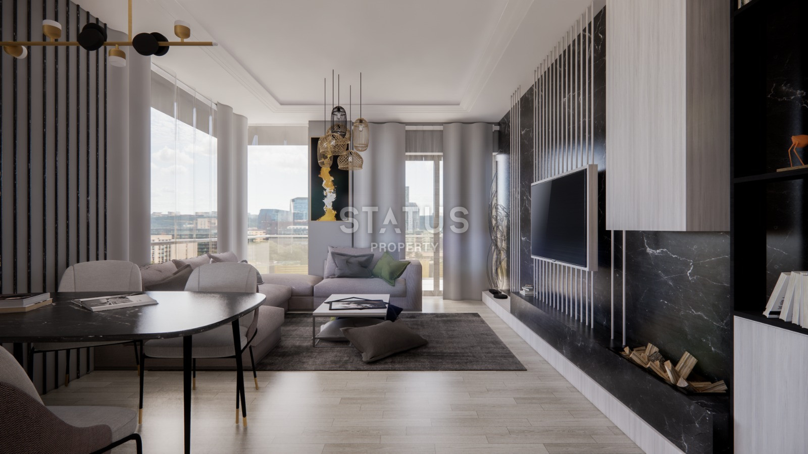 Residential complex with good location and complete infrastructure in Kargicak. 72m2-130m2 фото 7