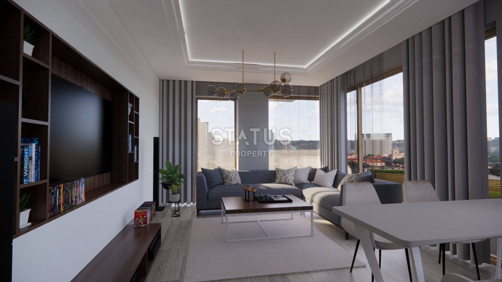 Residential complex with good location and complete infrastructure in Kargicak. 72m2-130m2 фото 15