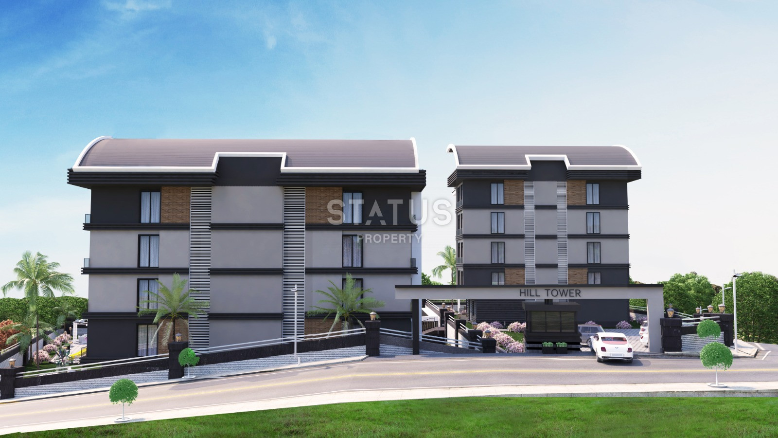 Residential complex with good location and complete infrastructure in Kargicak. 72m2-130m2 фото 21