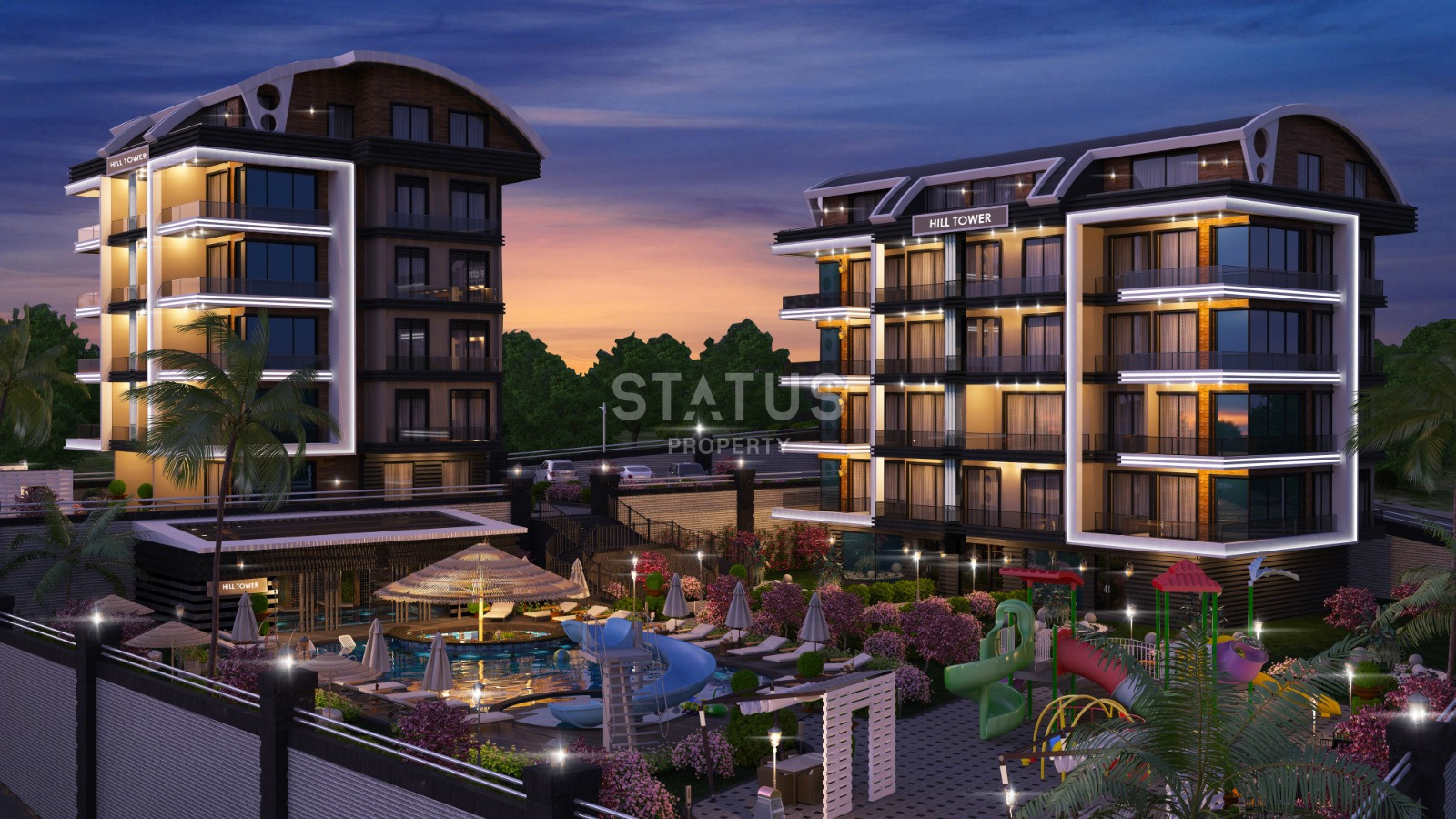 Residential complex with good location and complete infrastructure in Kargicak. 72m2-130m2 фото 22